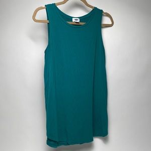 TEAL OLD NAVY DRESS UP/DOWN BOUNCY TANK ! SZ MED